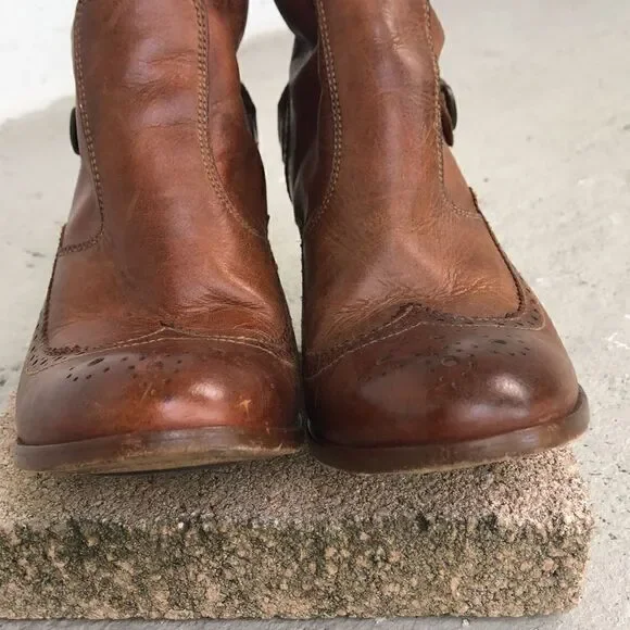 Belstaff wingtip ankle boots - Picture 5 of 8